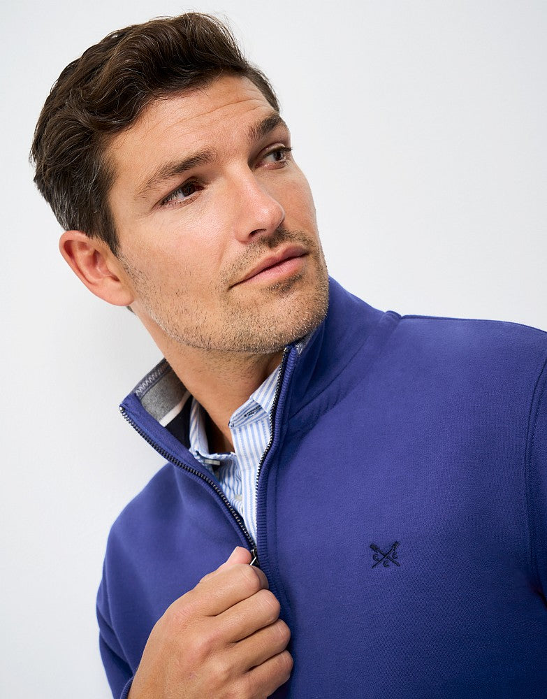 Classic Half Zip Sweater - Navy