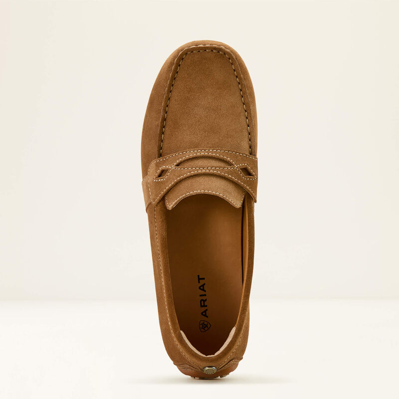 Selene Driving Shoe - Caramel Suede