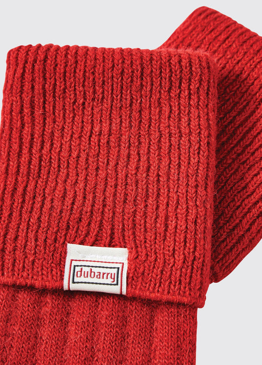 Luxury Alpaca Socks - Cardinal