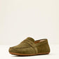 Selene Driving Shoe - Dark Olive Suede