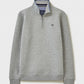 Classic Half Zip Sweater - Grey Marl