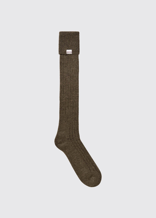 Luxury Alpaca Socks - Olive