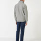 Classic Half Zip Sweater - Grey Marl