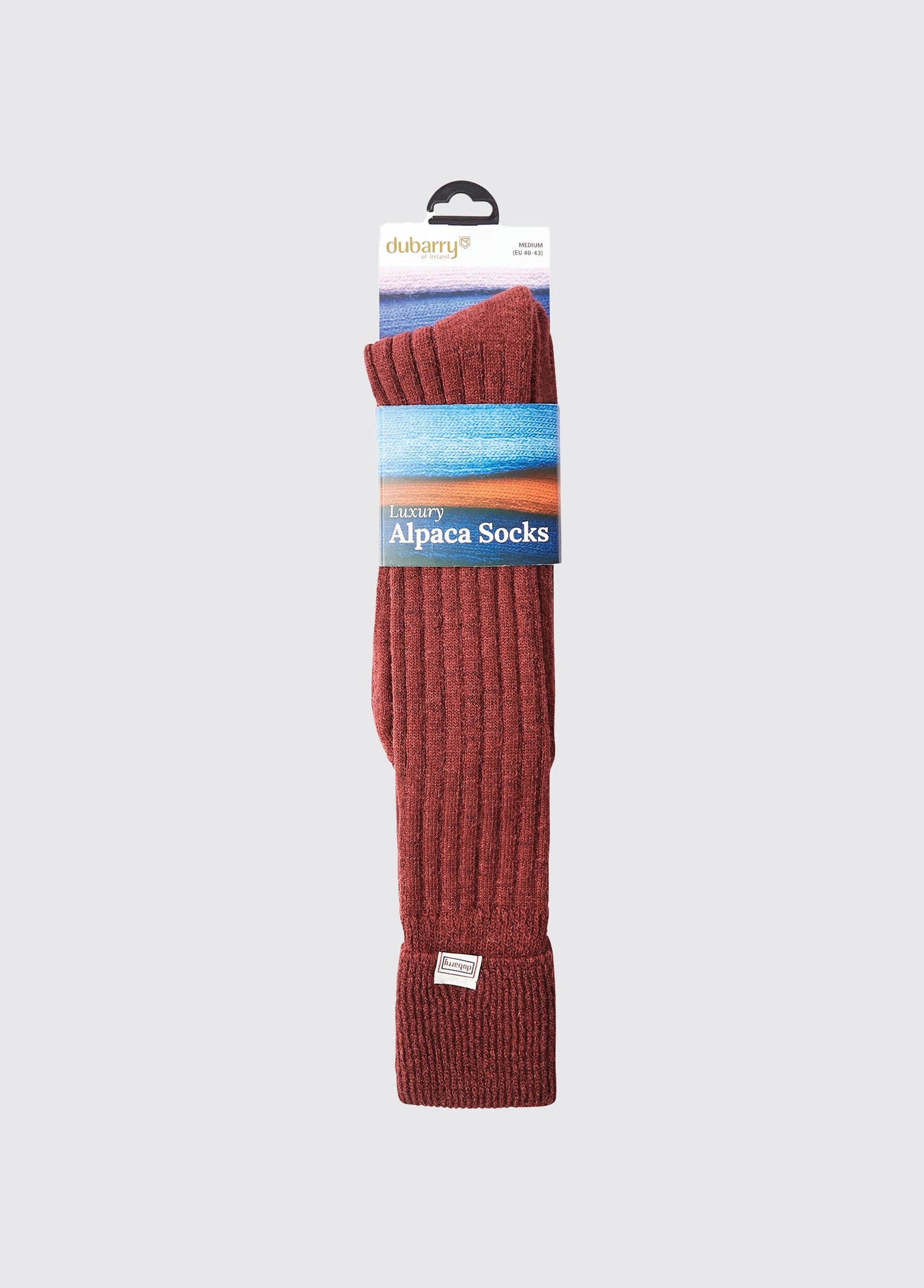 Luxury Alpaca Socks - Malbec