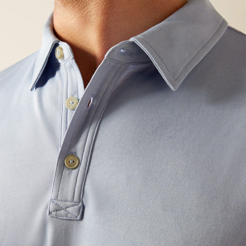 Shaldon Polo Shirt - Pacific Blue Heather