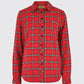 Japonica Check Shirt - Cardinal