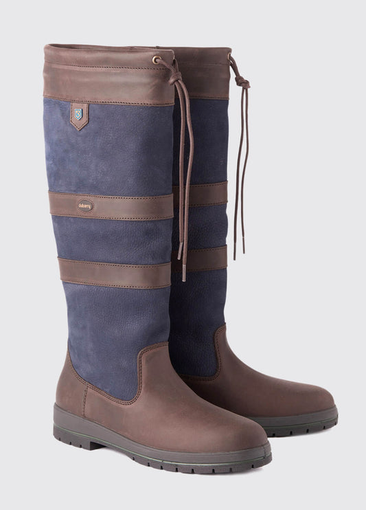 Ladies Standard Fit Galway Dubarry Boots - Navy
