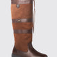 Ladies Wide Fit Galway Dubarry Boots - Walnut