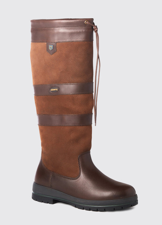 Ladies Wide Fit Galway Dubarry Boots - Walnut