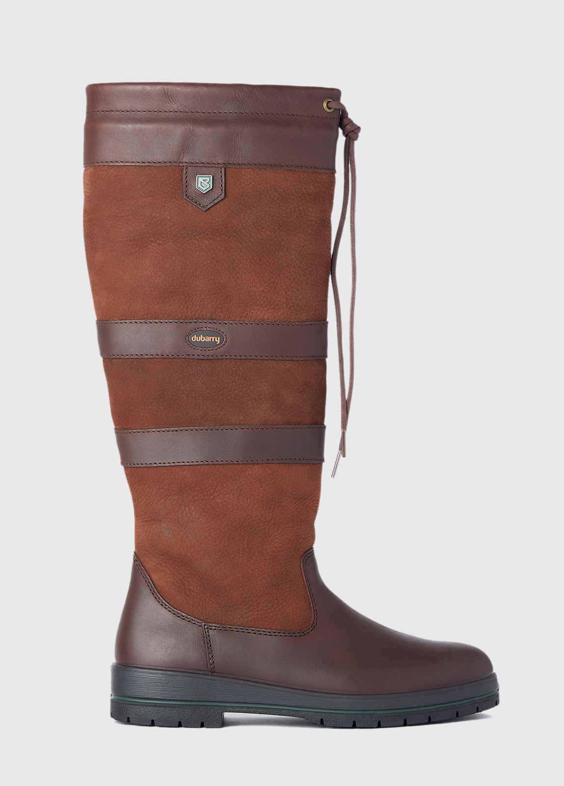 Ladies Standard Fit Galway Dubarry Boots - Walnut