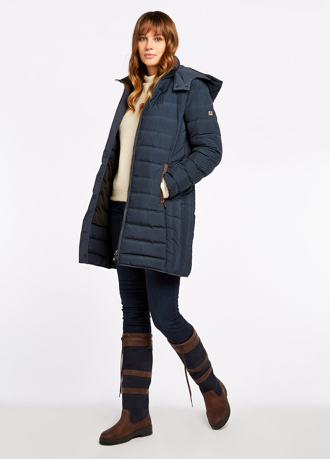 Dubarry Ballybrophy Quilted Jacket - Navy