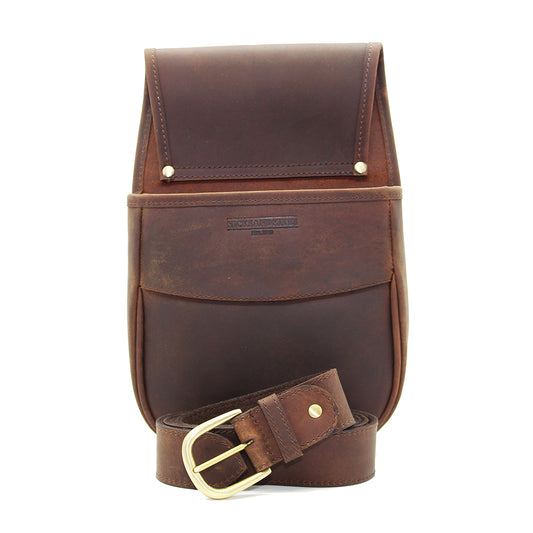 Hicks and Hides Cartridge Pouch - Brushed Leather