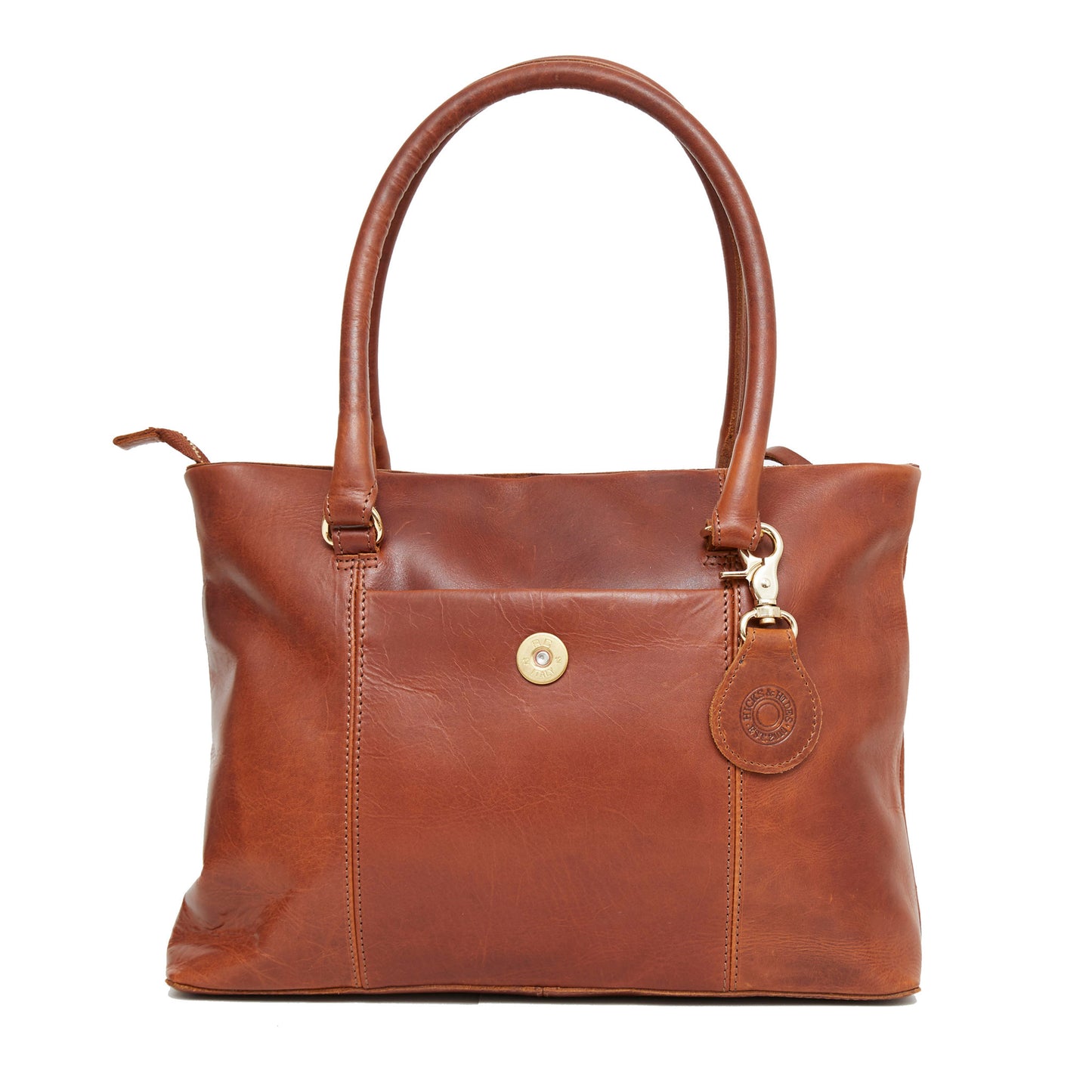 Hidcote Cartridge Handbag - Cognac