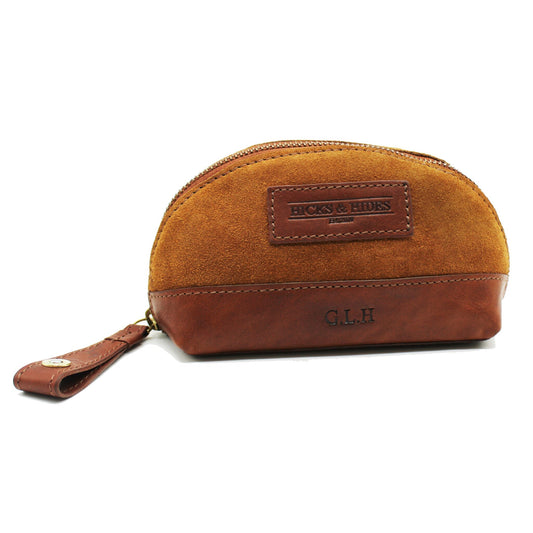 Hicks and Hides Bourton Cosmetic Bag - Tan