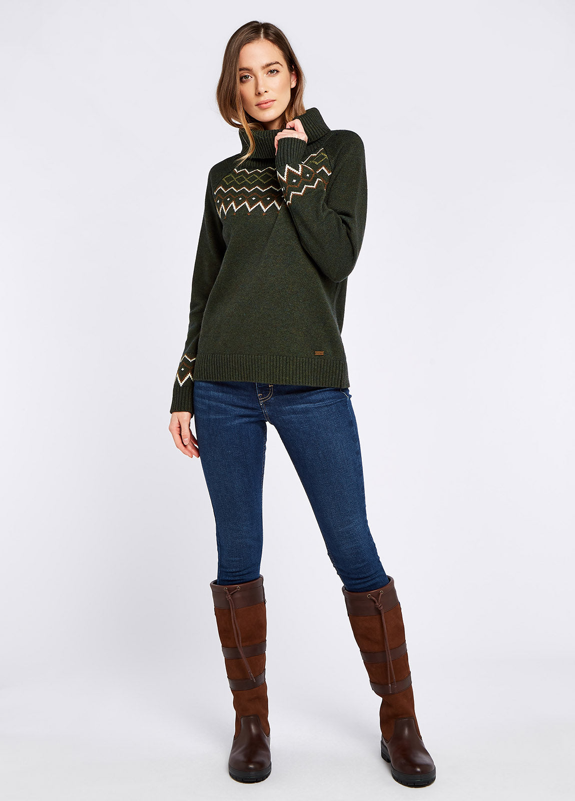 Dubarry Riverstown Jumper - Olive